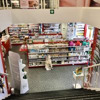 From the first floor  at De Goudsbloem Gezondheidswinkel in Spijkenisse