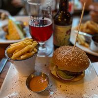 Beyond Meat Burger  at Coach & Horses Mayfair in London
