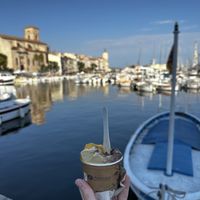 Sorbets  at Amorino in La Ciotat