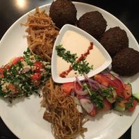 Falafel meal at Feinberg's in Berlin