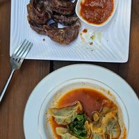 Momos at Kyampa - The White Lotus Cafe in Lalitpur