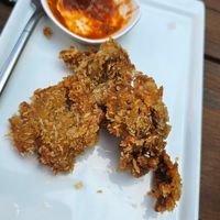 Mushroom wings at Kyampa - The White Lotus Cafe in Lalitpur