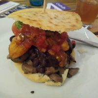 Arepas burger at Arepas Pa ti Pa mi in Mainz