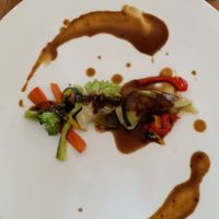 Antipasto: giardino di verdure di stagione at Albamare in Alba