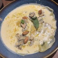 Ravioli with creamy mushroomm  at SAVOR in Kuala Lumpur