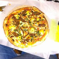 The best vegan pizza :O at Rosebud in Athens