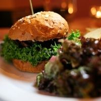 Burger at Rosebud in Athens