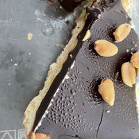 Snickers pie  at Café Hin & Veg in Leipzig