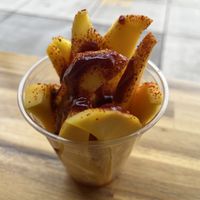 mango, chamoy, lime, tajin  at Xocotl Fresco & Natural in Portland