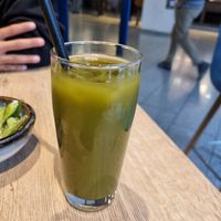 Matcha Eistee at Orizuru Ramenbar in Heidelberg