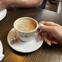 Vegan latter with almond milk   at 3 Brothers Pizza Cafe in Farmingdale