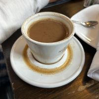 Vegan latte with almond milk   at 3 Brothers Pizza Cafe in Farmingdale