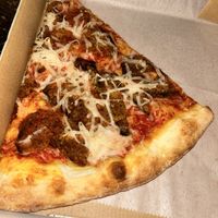 Eggplant vegan slice  at 3 Brothers Pizza Cafe in Farmingdale