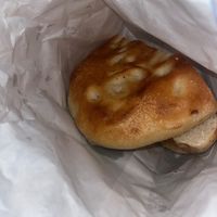 Side of bread 🥖  (a part of the $16.95 Fettuccine Alfredo meal)  at 3 Brothers Pizza Cafe in Farmingdale