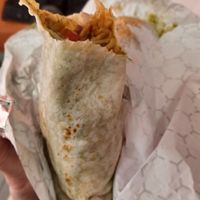 Frankie wrap with potatoes and noodles at Desi Rasoi in Vancouver