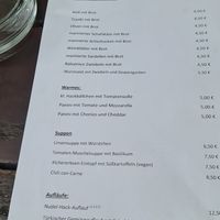 Speisekarte at Steinbruch in Duisburg