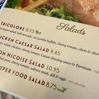 vegan  at Caffe Concerto in Birmingham