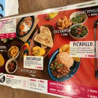 Menu   at Taquito in Tokyo