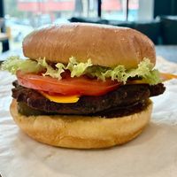 Smash burger  at Manhattan Burger  in Berlin