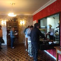 Buffet area at Mahatma Gourmet in Curitiba