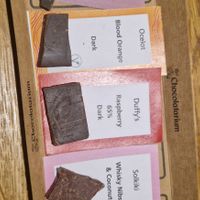 Pick your own 5 chocolate bites to try at The Chocolatarium in Edinburgh