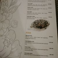 Lunch and dinner menu 2 at Nida's Place in Lembongan