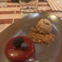 Cheese Cake & Cinnamon Ice Cream  at Vegitalian in Amsterdam
