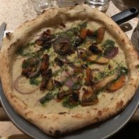 Heirloom veggies pizza  at Vegitalian in Amsterdam
