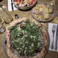 Roasted Leak as a Side   at Vegitalian in Amsterdam