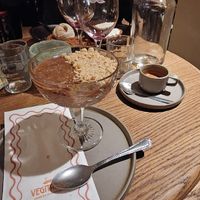 Dark chocolate mousse at Vegitalian in Amsterdam