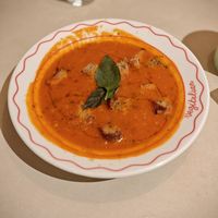 Tomato soup at Vegitalian in Amsterdam