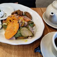 Avocado toast with pickled carrots at Hope Breakfast Bar  in Eagan