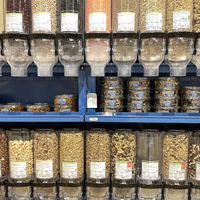 Bulk legumes and granolas  at Whole Foods Market in Portsmouth