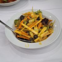 Mango Olive Salad at Chaat Bhavan in Mountain View