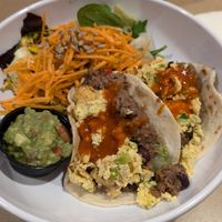 Breakfast tacos at Silver Diner - BWI Airport in Baltimore