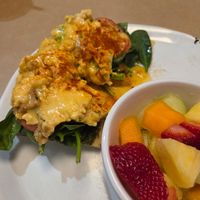 Eggs Benedict at Silver Diner - BWI Airport in Baltimore