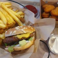 Burger, Nuggets and Fries at Goody's Burger House in Corinth