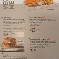 Vegan Menu at Goody's Burger House in Corinth