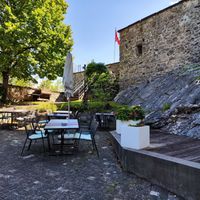 Courtyard at Schloss Sargans in Sargans