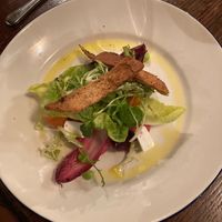 Salad with coconut ‘feta’ at The Bolney Stage in Haywards Heath