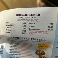  at Sakura Asian Cuisine & Sushi in Spring Hill