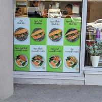 Some of the menu at Three Ans Banh Mi in Docklands