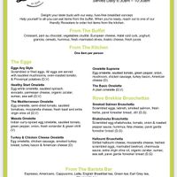 Breakfast menu  at The Daily - Rove City Walk  in Dubai