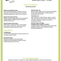 Breakfast options  at The Daily - Rove City Walk  in Dubai