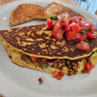 Mexican omelette at From Seed to Sprout in Avon By The Sea