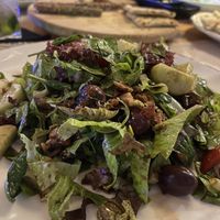 Fig and walnut salad   at Azzurro in Rhodes