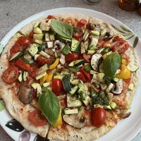 Zucchini veggie pizza   at Taverne Wehlmuschel in Stadt Wehlen