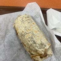 Veggie burrito  at Guacamole Grill - T2 in Cancun