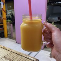 Passion mango smoothie  #Veganuary at Pink Orchid in Koh Samui