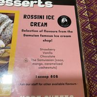 Vegan Ice Cream  at Pink Orchid in Koh Samui